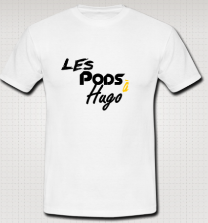 T-shirt Lespodsahugo BLANC